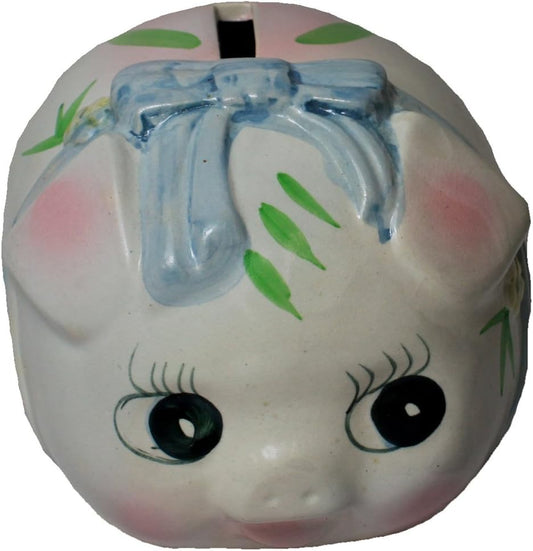 3066 - Piggy Bank w/Bow 4" - [22-10]