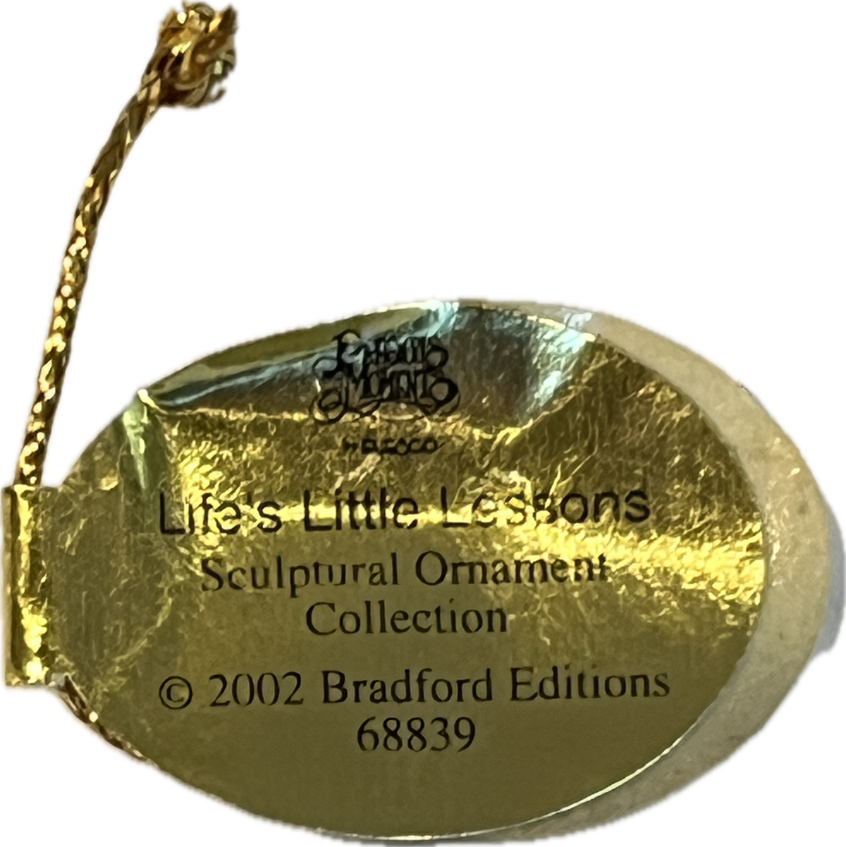 30700 - Precious Moments Life's Little Lessons - Enjoy the Simple Things in Life Ornament - 68839
