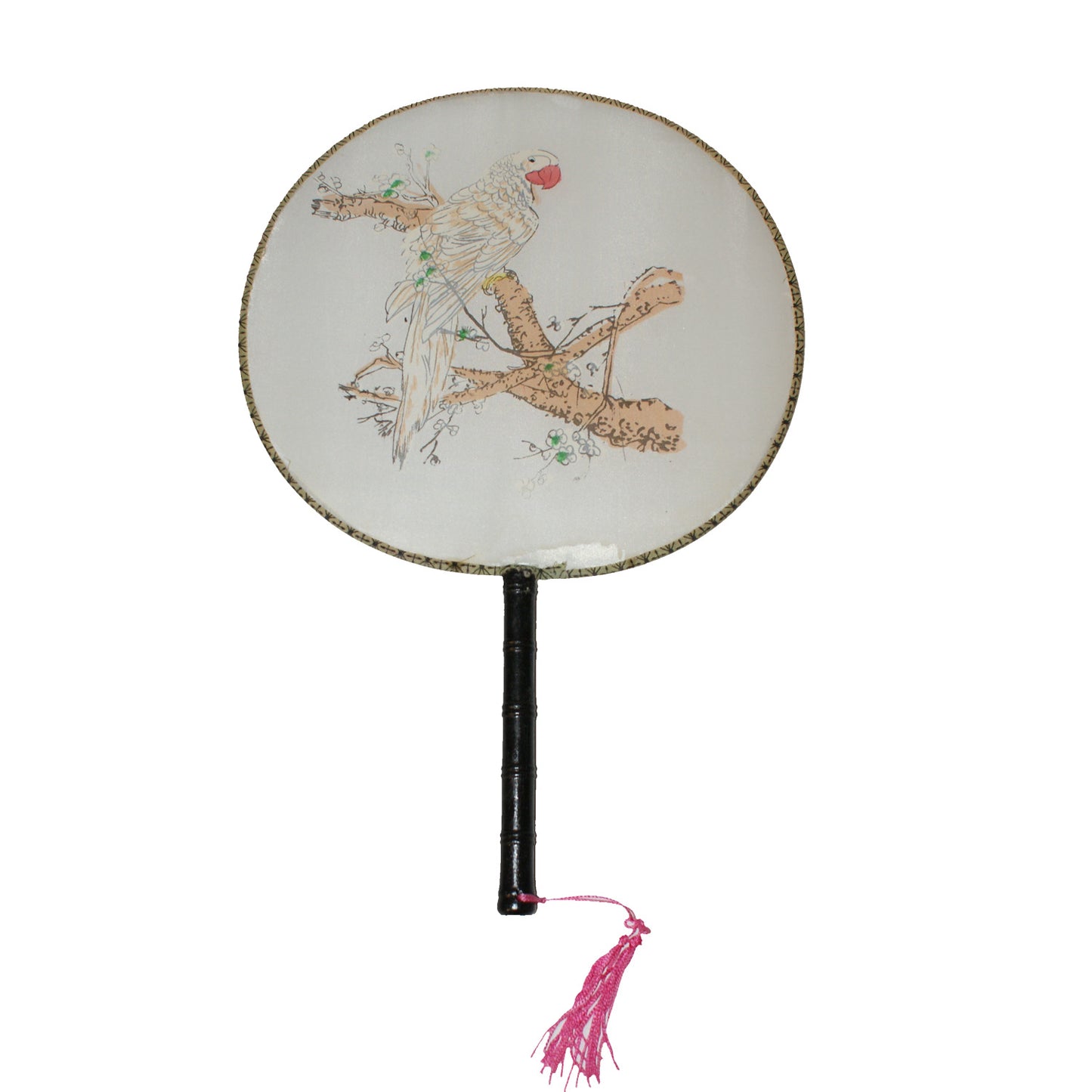 30896 - Set of Three 14-Inch Hand Fans With Cockatoos |21-27|