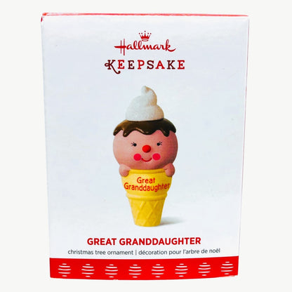 3093 - Set of 3 Hallmark Keepsake Ornaments From 'Salty' and 'Peppy' to Great Granddaughters |Pod 1-70|