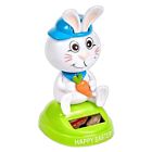 30961 - Solar Blue Happy Easter Bunny with Bobble Design for Easter Decorations and Gifts |BS-17|