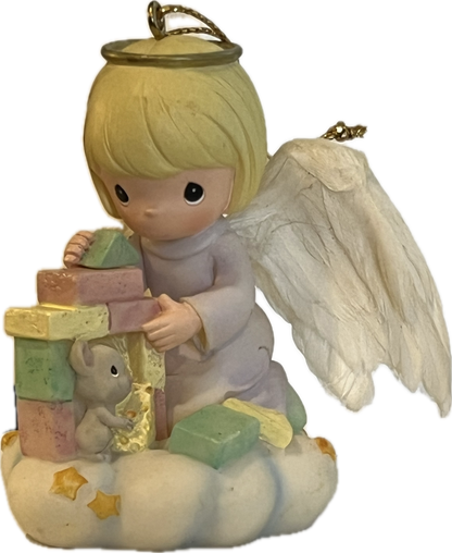 31007 - Precious Moments Life's Little Lessons - Always Lend A Helping Hand Ornament - 68840 - |H-29|