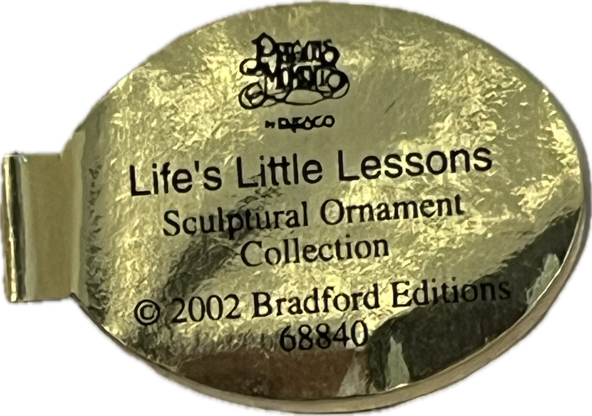 31007 - Precious Moments Life's Little Lessons - Always Lend A Helping Hand Ornament - 68840 - |H-29|