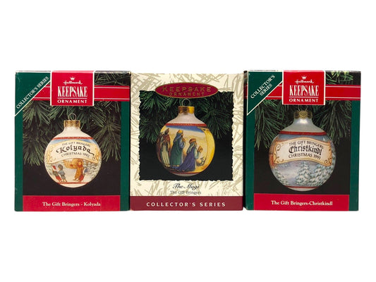 3101 - Set Of 3 Hallmark Keepsake The Gift Bringers Ornaments |Pod 1-66|