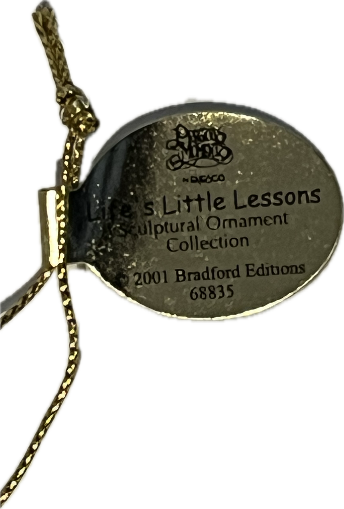 31024 - Precious Moments Life's Little Lessons - Happiness Makes Your Spirit Sing Ornament - |68835|