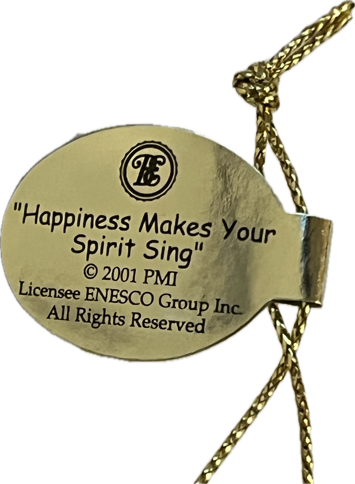 31024 - Precious Moments Life's Little Lessons - Happiness Makes Your Spirit Sing Ornament - |68835|