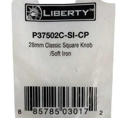 31032 -Set of Two 28mm Classic Square Knob |5-10|