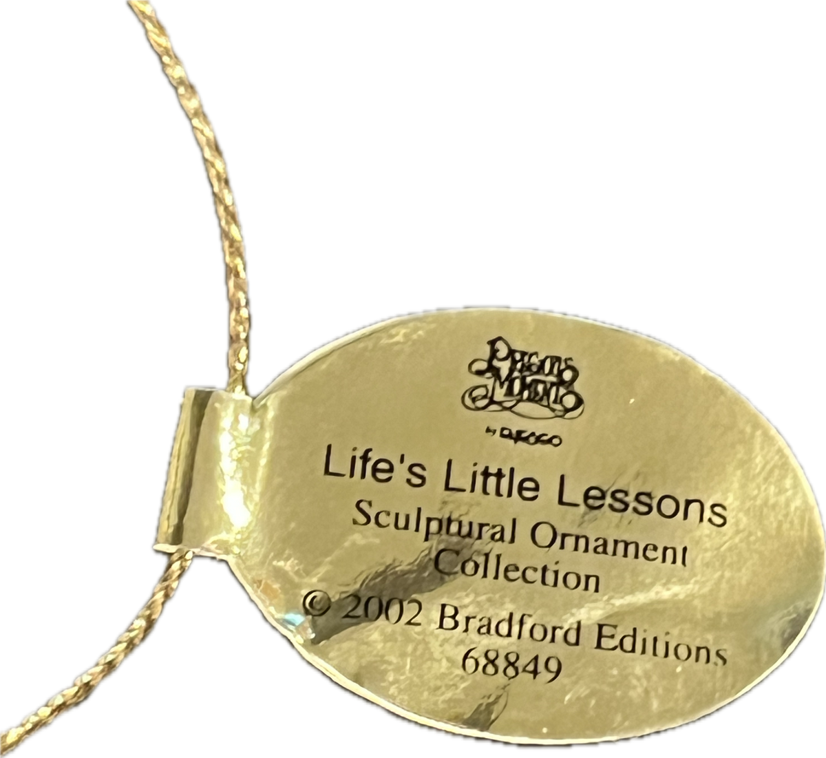 31069 - Precious Moments Life's Little Lessons - Look For The Sunshine In Life Ornament - 68849 - |H-29|