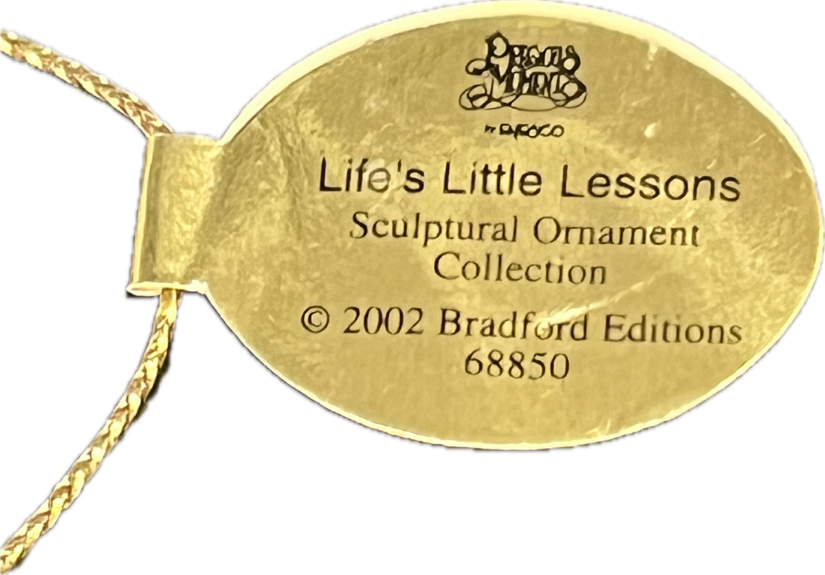 31070 - Precious Moments Life's Little Lessons - Hard Work Earns Great Rewards Ornament - 68850 - |H-29|