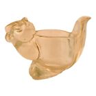 31170 - 5" Whimsical Glass Squirrel Candle Holder with Nature-Inspired Charm |1-25|