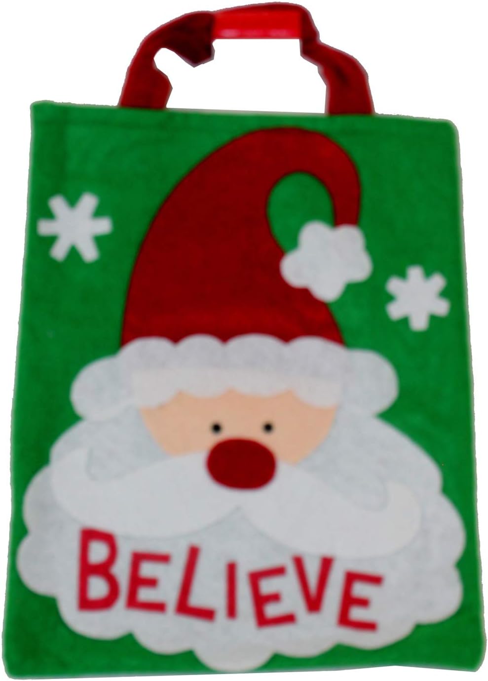 3120 - 10" Felt Bag With Santa - [Pod 2-51]
