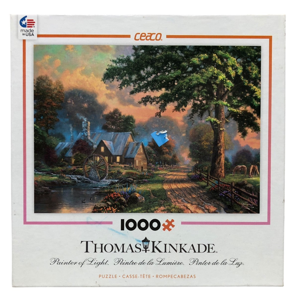 31217 - Simpler Times II by Thomas Kinkade Art Jigsaw Puzzle for Collectors |GR-18|