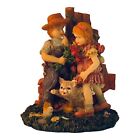 31346 - Charming 6 Inch Resin Figurine of Country Boy and Girl Collectible |H-8|