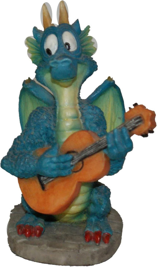3137 - 4" Blue Dragon Playing Guitar - |Z-83|