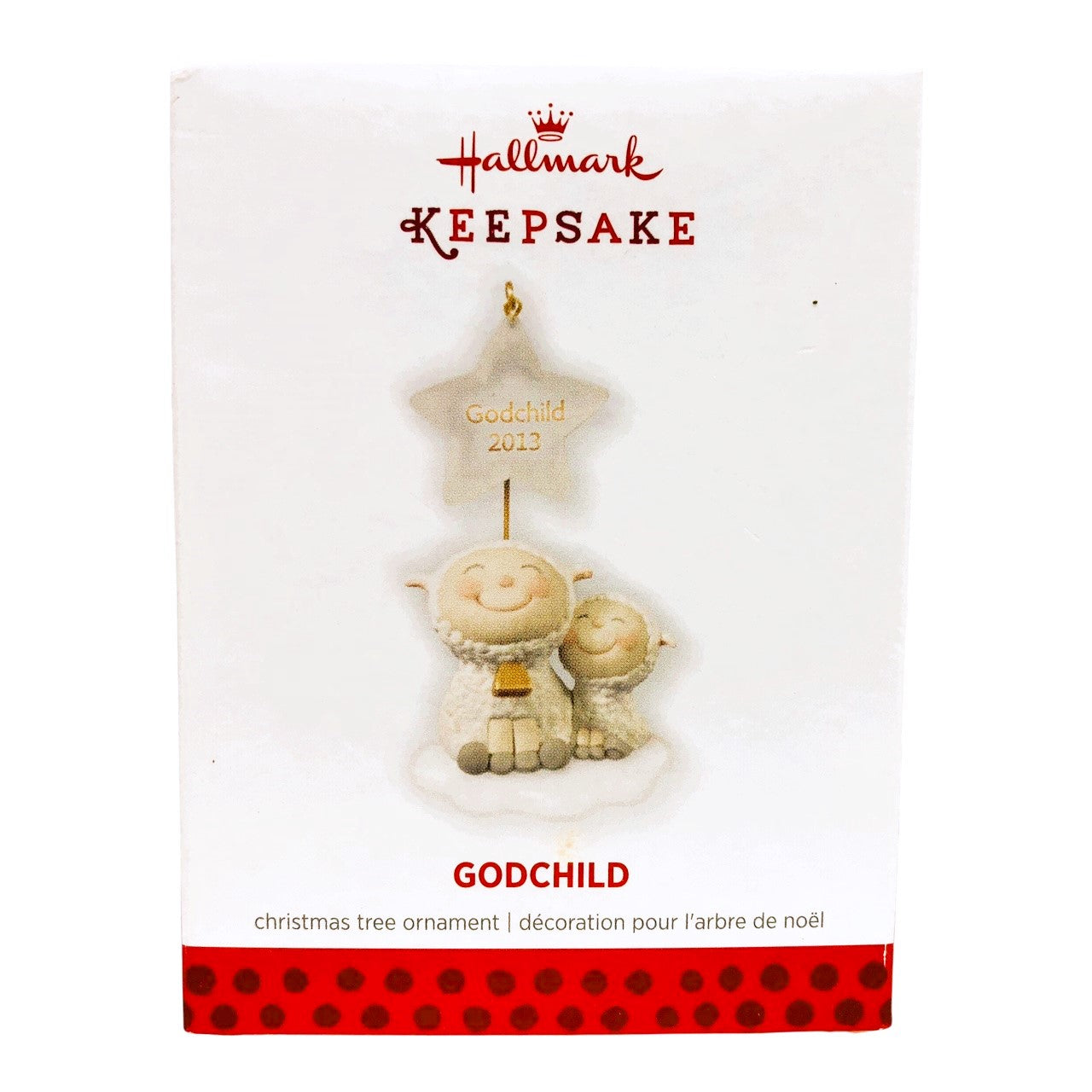 3138 - Set of 3 Hallmark Keepsake My Dearest Godchild Ornaments (Heartwarming Christmas Collection) |Pod 1-74|