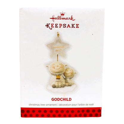 3138 - Set of 3 Hallmark Keepsake My Dearest Godchild Ornaments (Heartwarming Christmas Collection) |Pod 1-74|