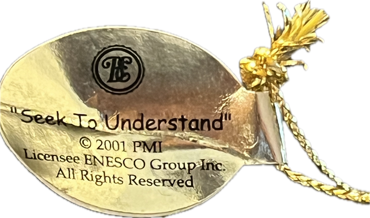 31407 - Precious Moments Life's Little Lessons - Seek To Understand Ornament - |68835|