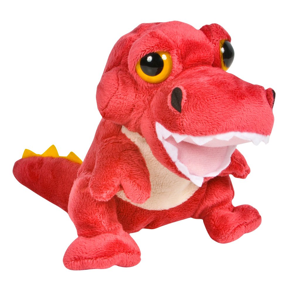 31102 - 8" Dinosaur Plush Red Yellow - |H-59|