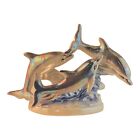 31426 - 6.5 Inch Triple Dolphins in Wave Design Figurine |1-24|