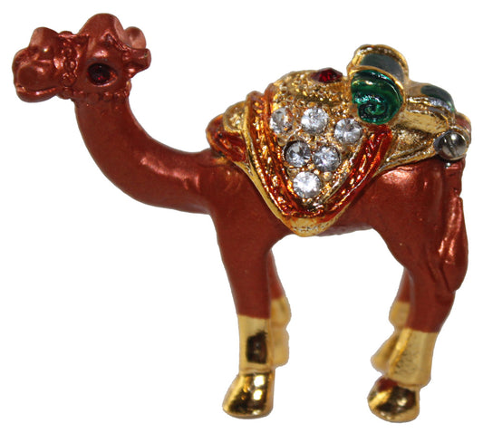 3148 - 1.5" Copper Camel - Green Gem - |Z-59|