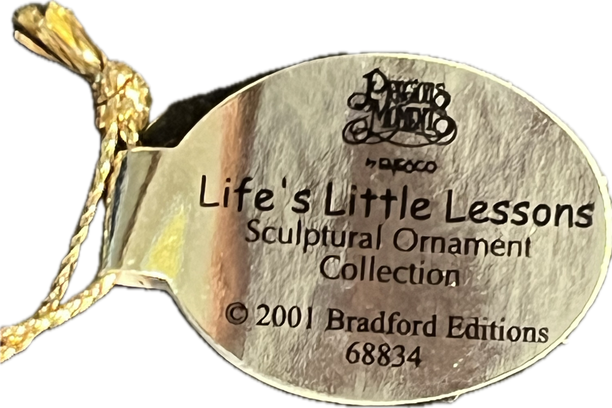 31538 - Precious Moments Life's Little Lessons - Love Is Unconditional Ornament - 68834 |H-29|