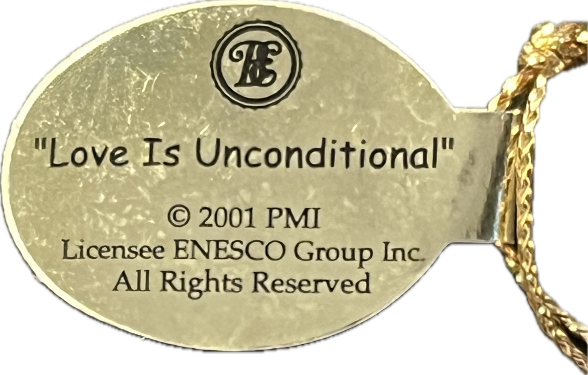 31538 - Precious Moments Life's Little Lessons - Love Is Unconditional Ornament - 68834 |H-29|