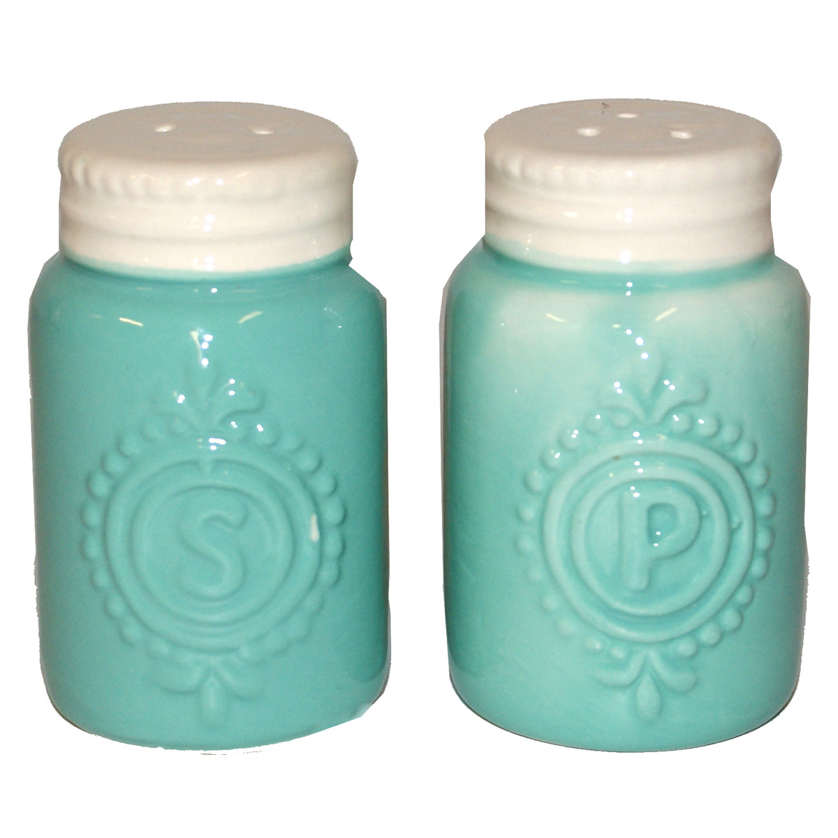 31648 - Blue Jar Salt and Pepper Shaker Set - |1-23|