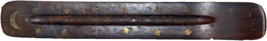 31816 - Wood Incense Burner Moon - [Dis-12]