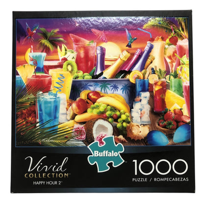 31823 - Happy Hour 2 1000 Pc Used Jigsaw Puzzle |GR-18|