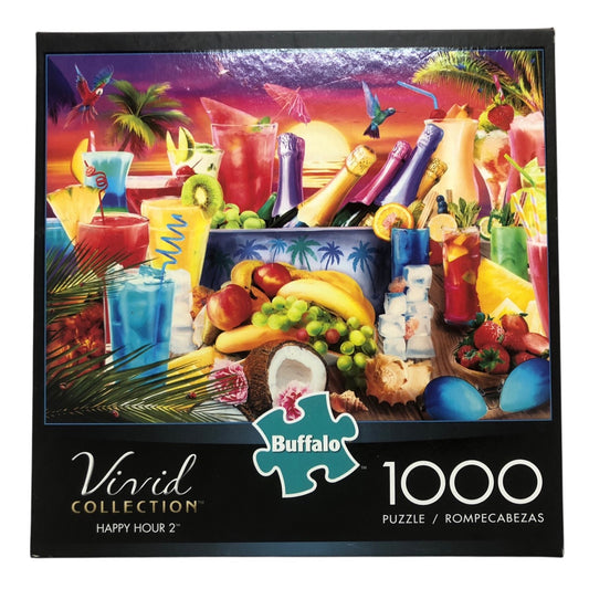 31823 - Happy Hour 2 1000 Pc Used Jigsaw Puzzle |GR-18|