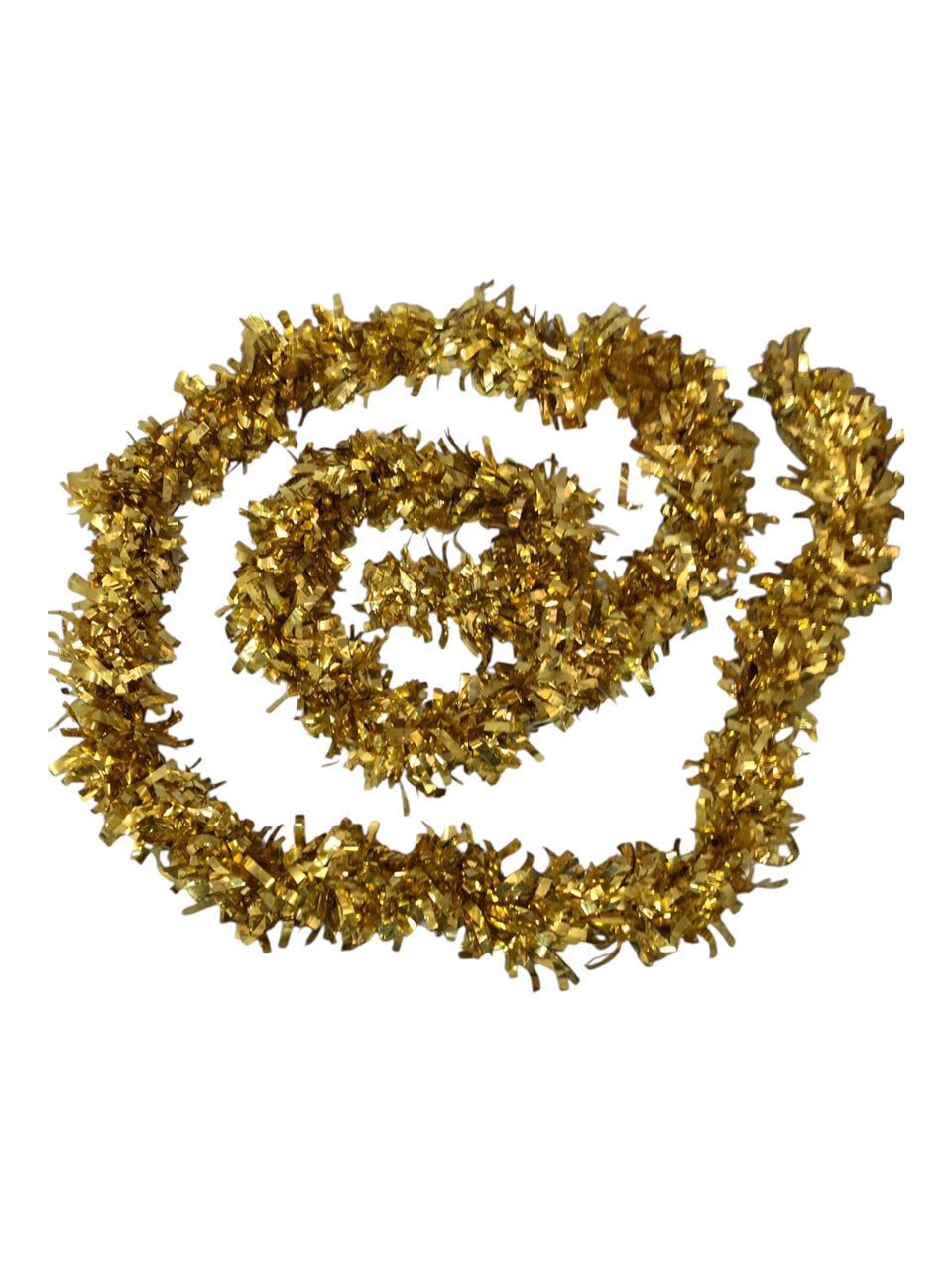 31860 - 10 Foot Gold Tinsel Christmas Garland for Decor