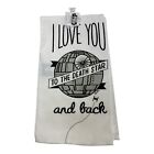 31898 - Star Wars Kitchen Towel "I Love you "Death Star |Pod 2-9|