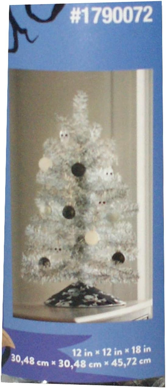 31958 - 18" Silver Halloween Tree |Pod 1-20|