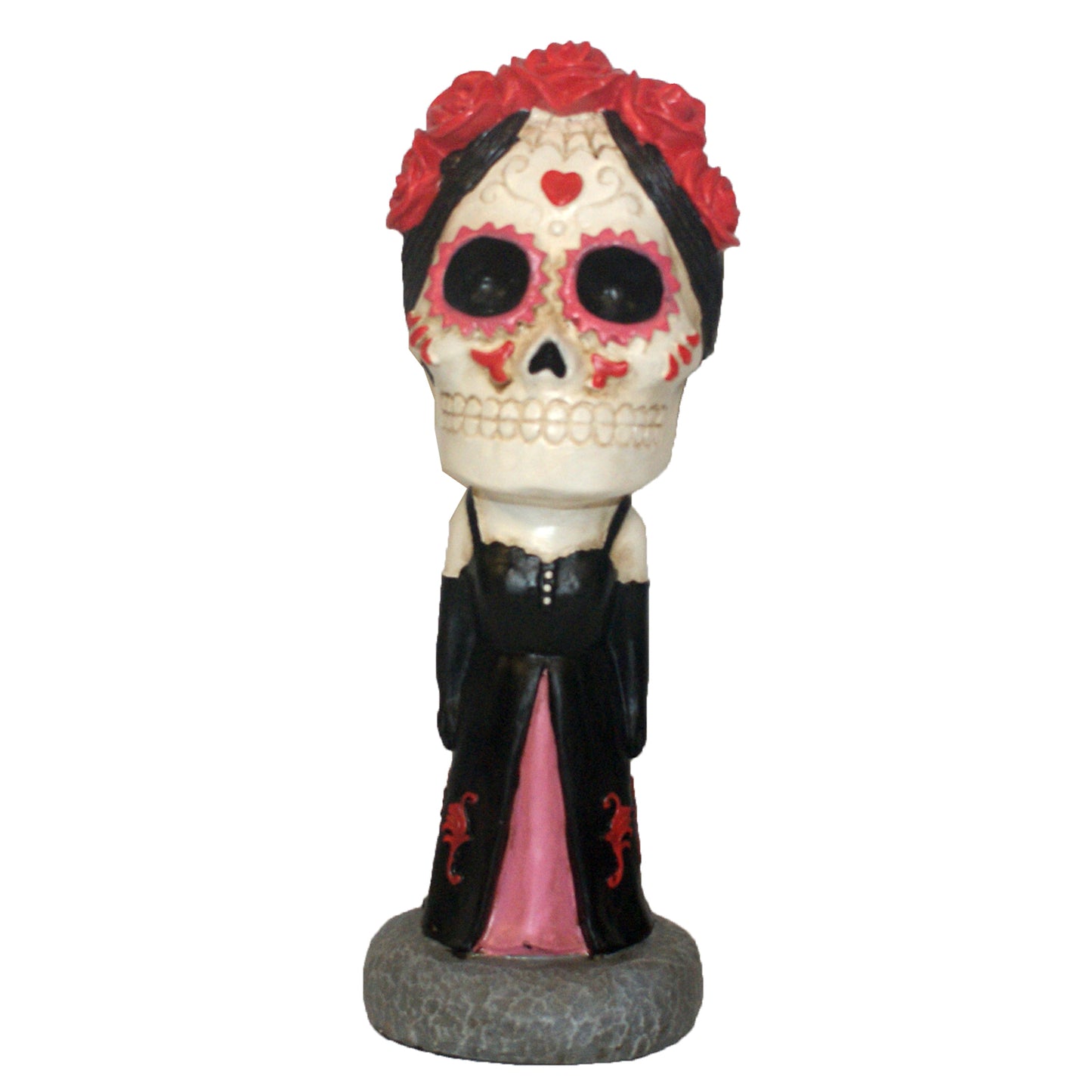 31995 - Day of the Dead Lady Big Head Skull Halloween |Pod 1-2|