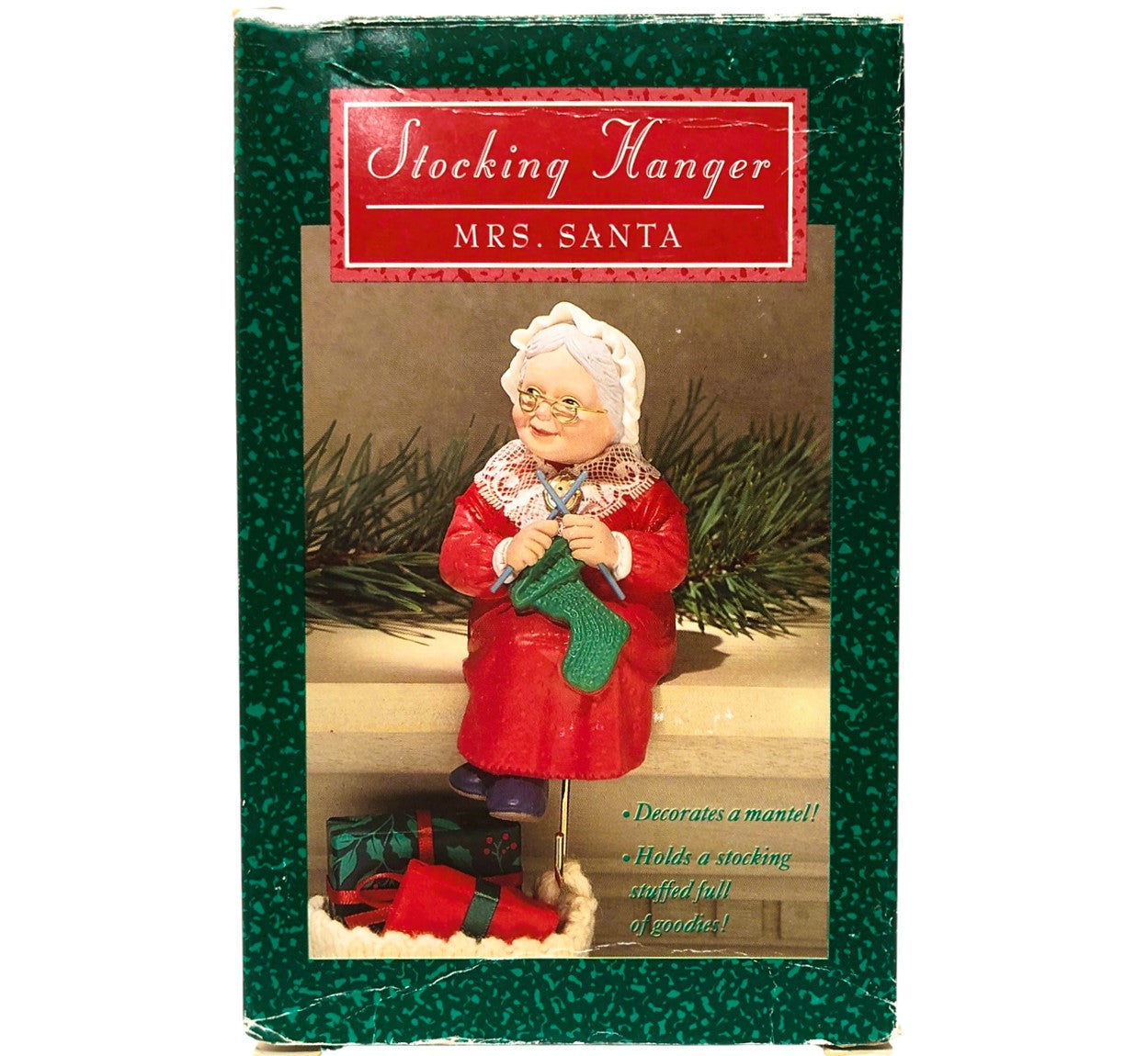 32009 - North Pole Stocking Hanger SANTA  MS CLAUS REINDEER |Pod1-66|