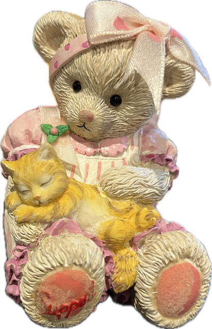 32037 - Promise Bears Collection “Support #2663” With A Cat - |H-30|