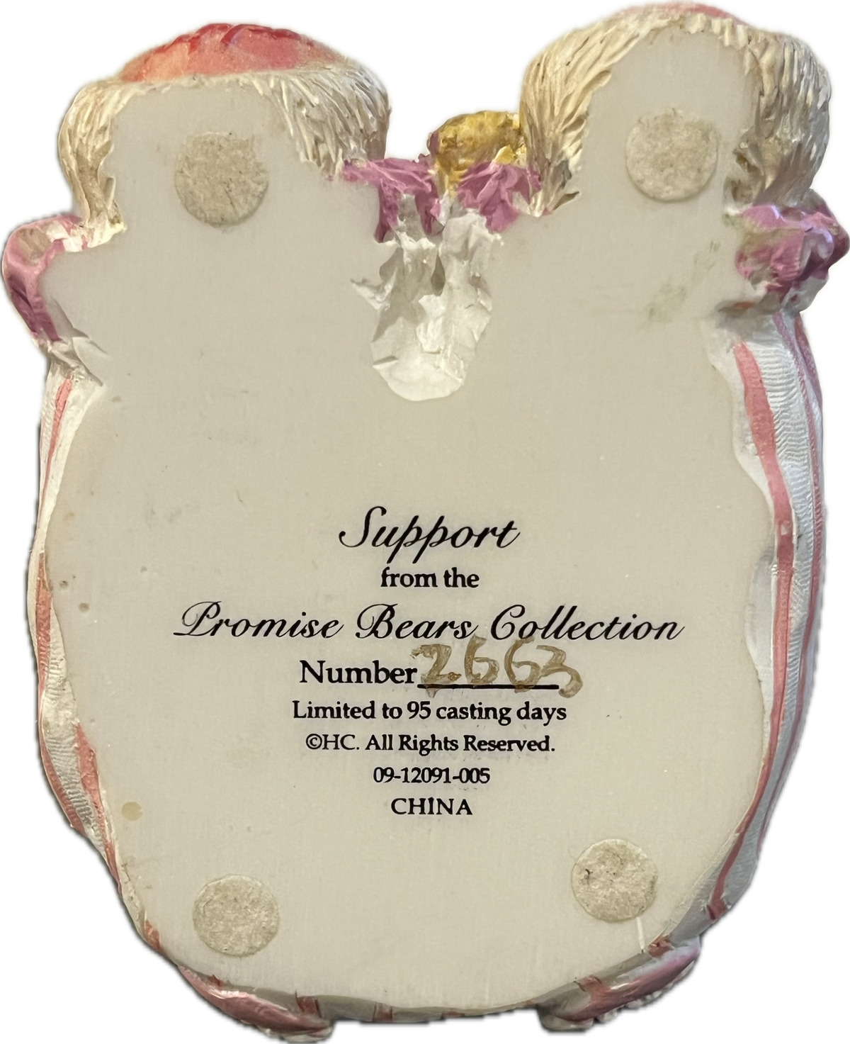 32037 - Promise Bears Collection “Support #2663” With A Cat - |H-30|