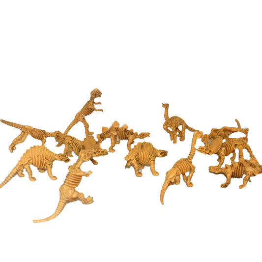 32046 - Mini Dinosaur Skeletons Set of 12 Pieces |Pod 1-2|