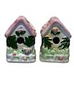 32107 - 2.5" Birdhouse Ceramic Cottage Salt and Pepper Shaker |4-26|