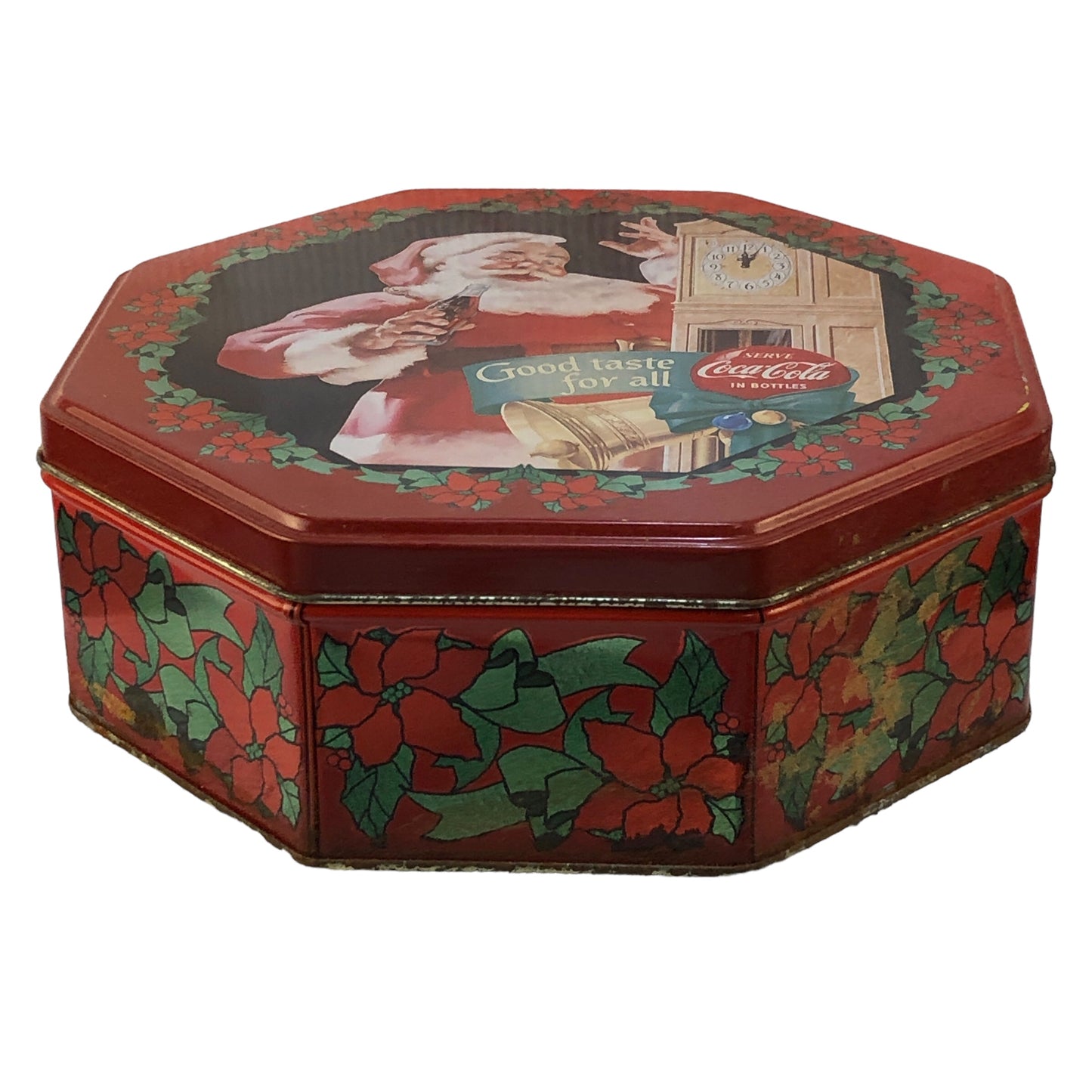 3210 - Coke Octagonal Cookie Tin |19-31|