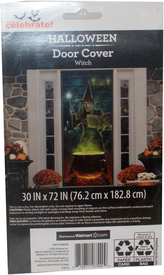 32144 - Witch Halloween Door Cover 30" - [Pod 2-14]