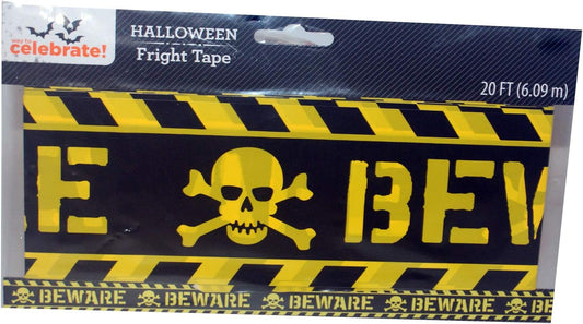 32146 - Beware Skull & Crossbones Tape - [Pod 2-14]