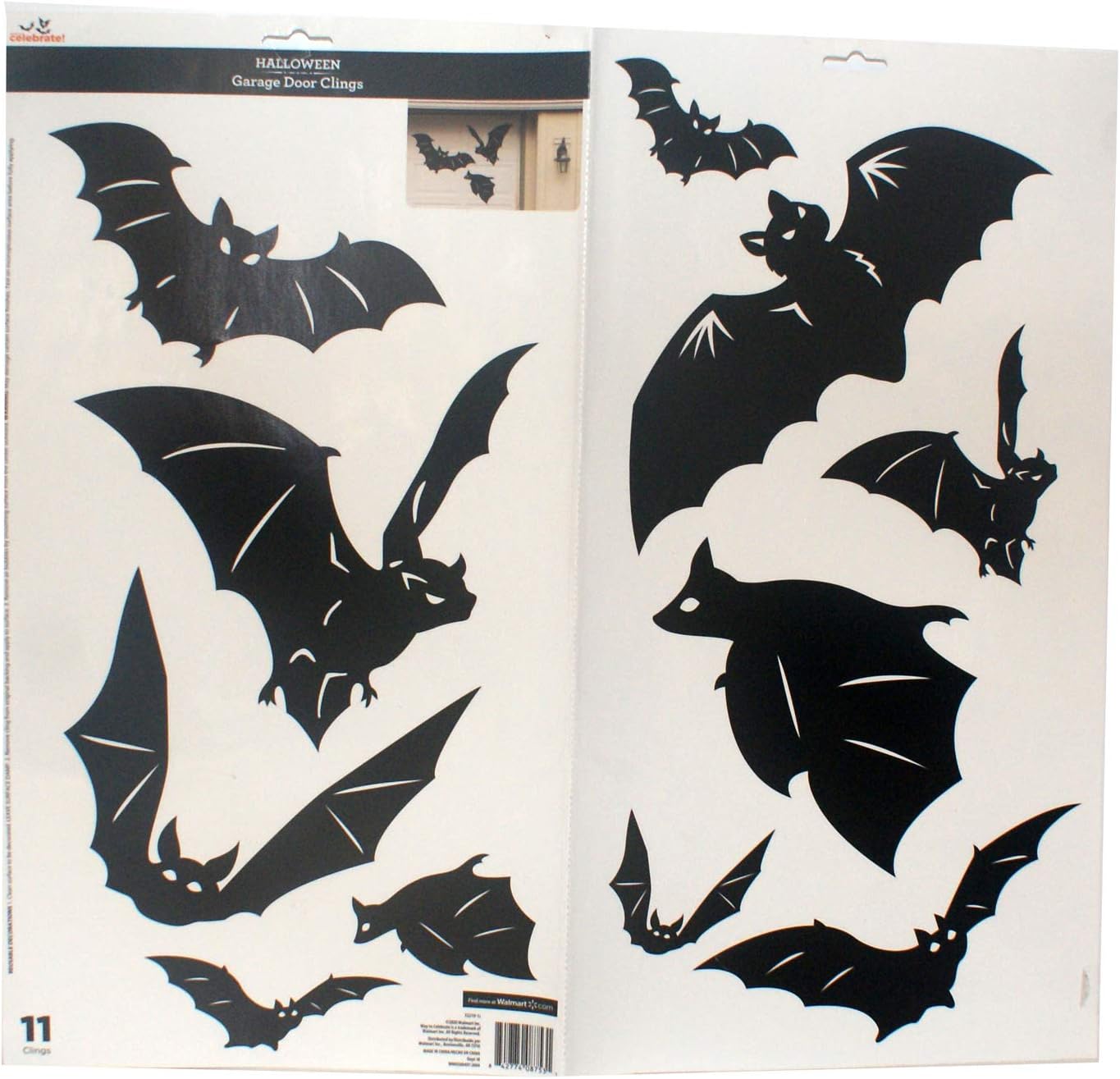 32164 - Garage Door Halloween Cling - [9-6]