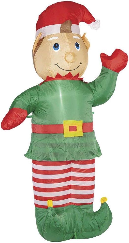 32190 - 4ft Inflatable Christmas Elf - [21-20]