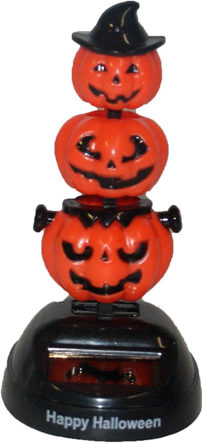 32198 - Triple Stacked Solar Jack O Lantern - [R-71]