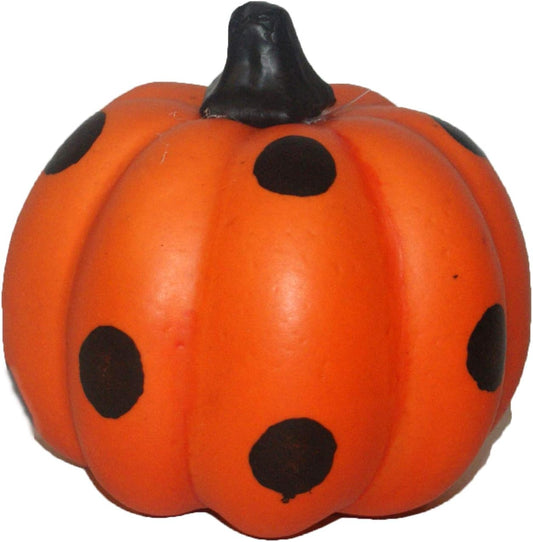 32210 - 3.5 " Polka Dot Pumpkin Decor - [Pod 1-13]
