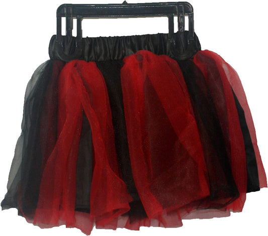 32306 - Black & Red Kid Tutu Age 3 - 8 - [H-55]