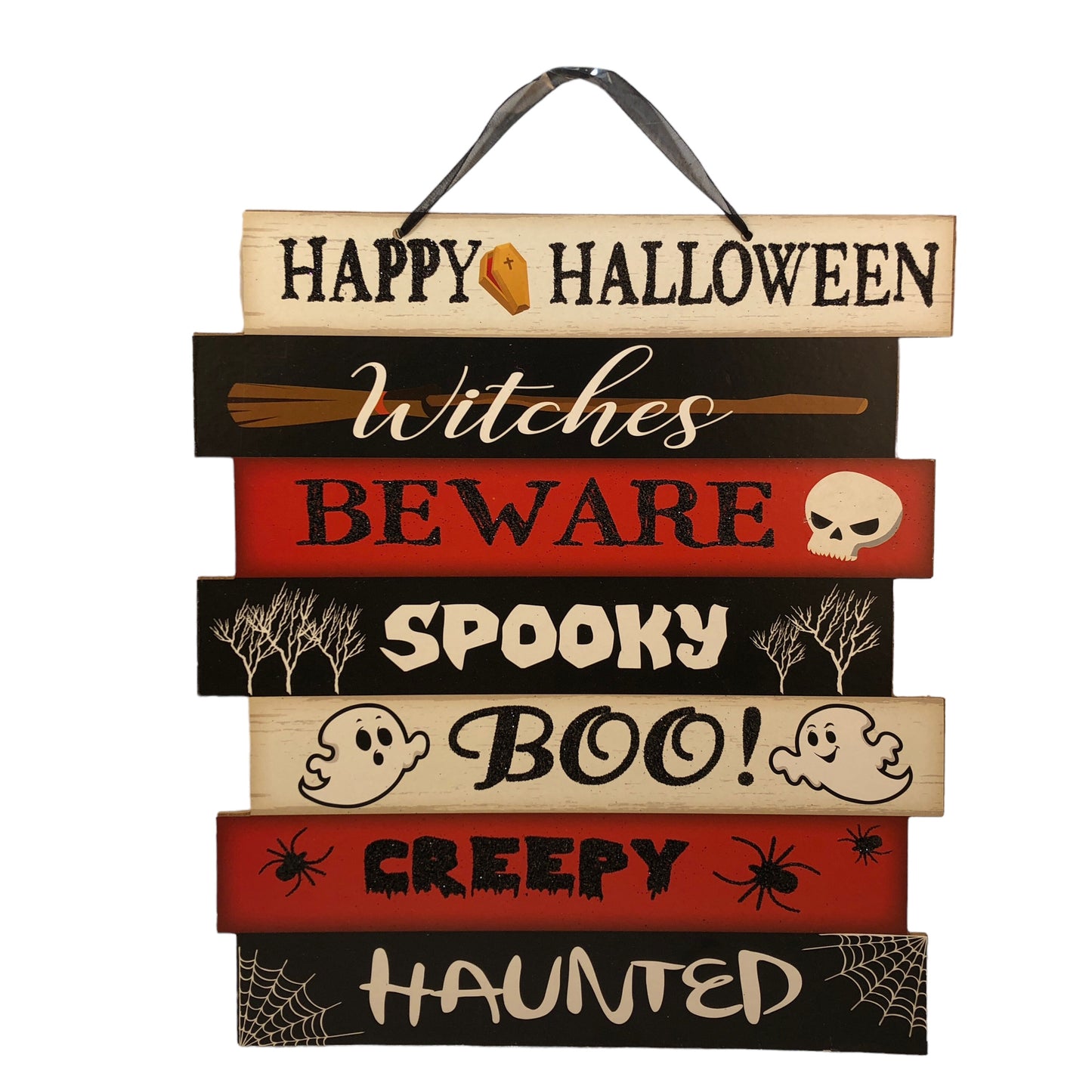 32325 - 12" Happy Halloween Sign |Pod 1-23|