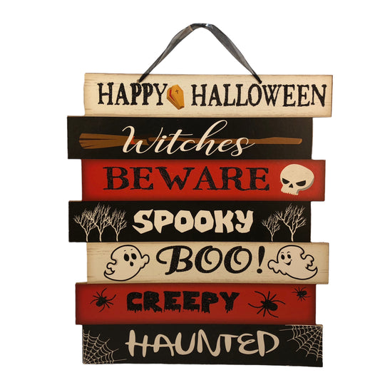 32325 - 12" Happy Halloween Sign |Pod 1-23|