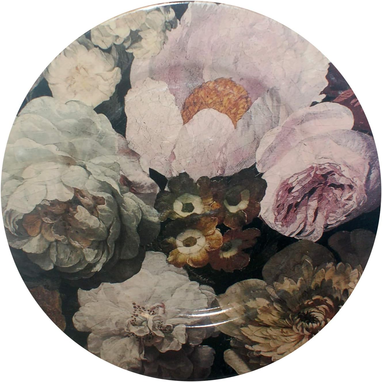 32345 - Fall Blush Rose Charger Plate - [D-12]